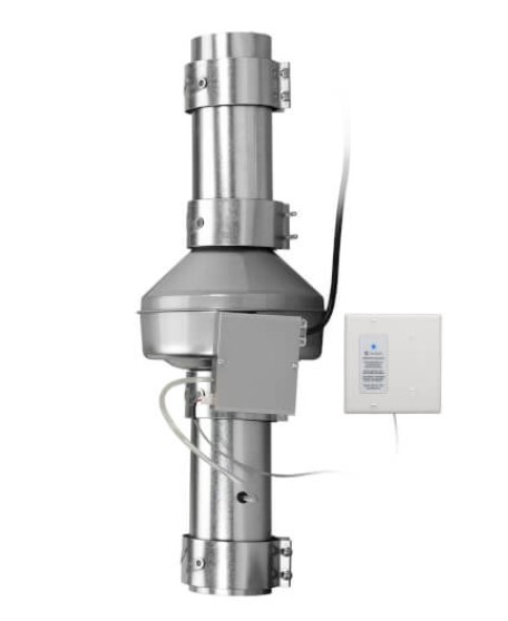 4" Dryer Exhaust Duct Power Ventilator, 83W, 120V