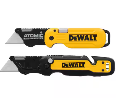 DeWalt Atomic Push & Flip Folding Utility Knives (2-Pack)