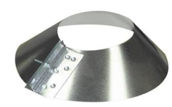 Galvanized Storm Collar 8"