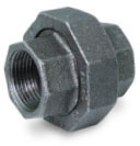 Black Iron 3/4" Union