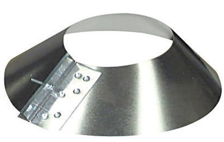 Galvanized Storm Collar, 8"