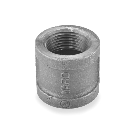 Black Iron 1" Malleable Coupling