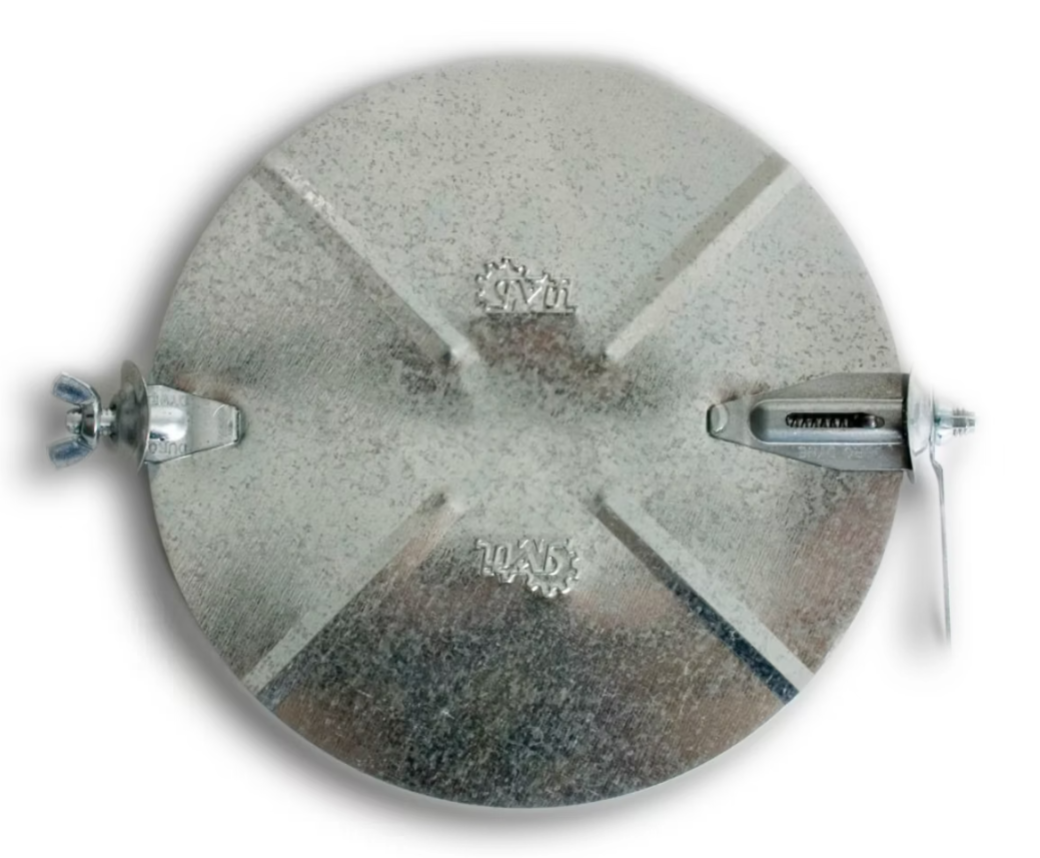 Round Damper, Two-Quad, 4"