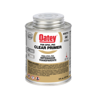 Clear Pipe Primer 8 oz