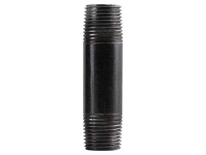 Black Iron Nipple 1" x 2"