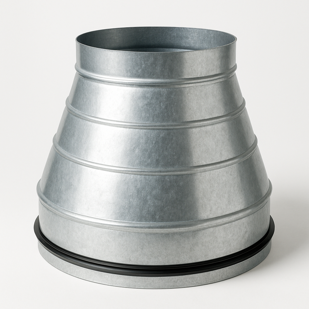 20" x 14" Spiral Reducer with Gasket