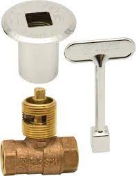 1/2" Straight Key Valve