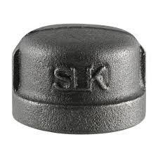 Black Iron 3/4" Cap