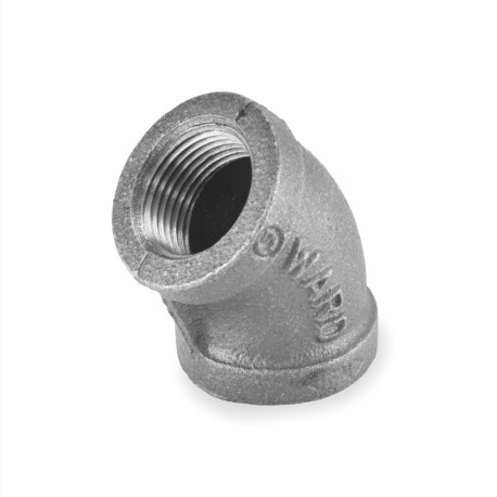 Black Iron 3/4" 45-Degree Elbow