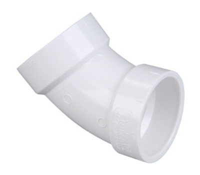 2" PVC DWV 45° Elbow