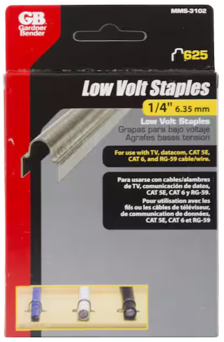 1/4" Low-Voltage Staples 6mm