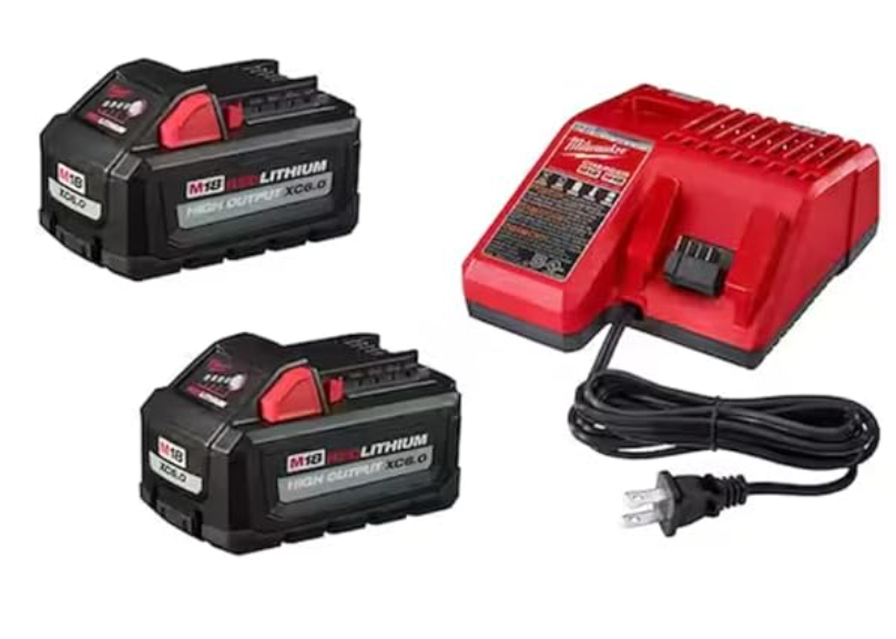 Milwaukee M18 Redlithium High Output XC6.0 Battery (2-Pack)