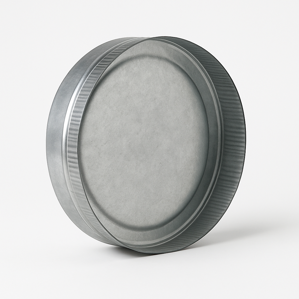 12" Double-Wall Paint-Grip End Cap