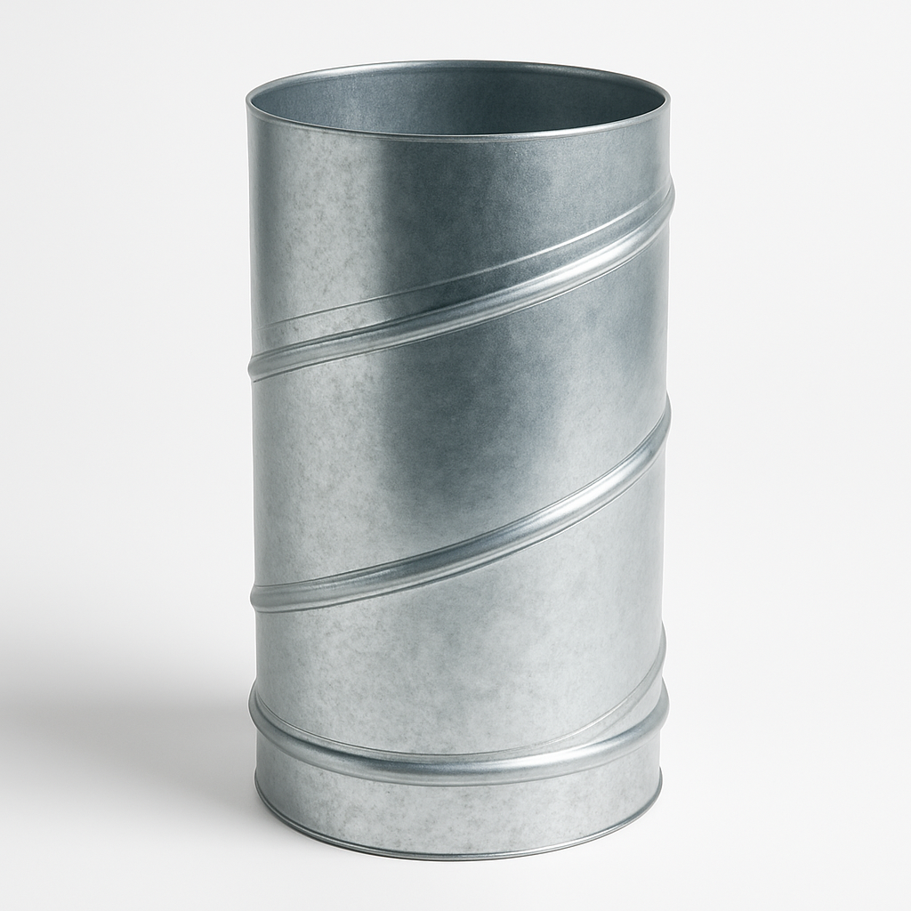 12" Double-Wall Paint-Grip Spiral Pipe