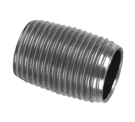 Black Iron Nipple 1-1/4" x 1"