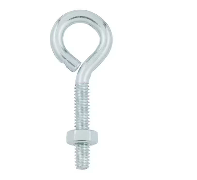 1/4"-20 x 2-1/2" Zinc Eye Bolt (2-Pack)