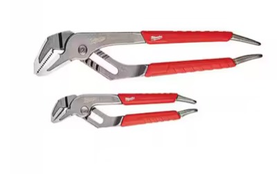 Milwaukee 6" and 10" Straight-Jaw Pliers Set (2-Piece)