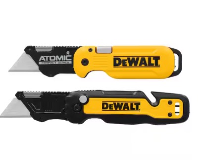 DeWalt Atomic Push & Flip Folding Utility Knives (2-Pack)