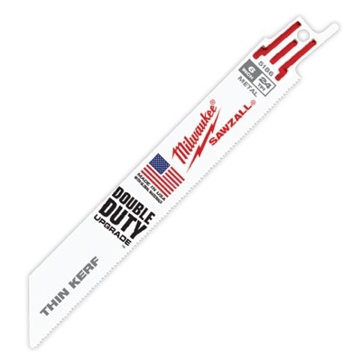 Milwaukee Sawzall Blades 6" 24 TPI Metal