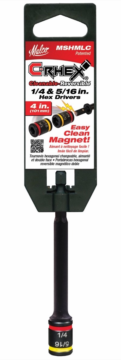 Malco C-RHEX MSHC 1/4" & 5/16" Hex Driver
