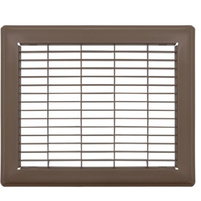 8" x 10" Floor Return Air Grille (Brown)