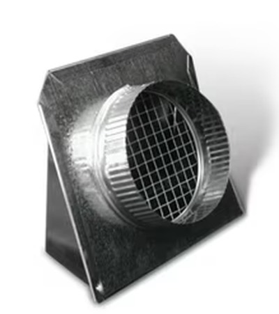 10" Galvanized Steel Wall Vent