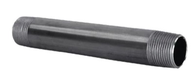 Black Iron Nipple 1" x 11"