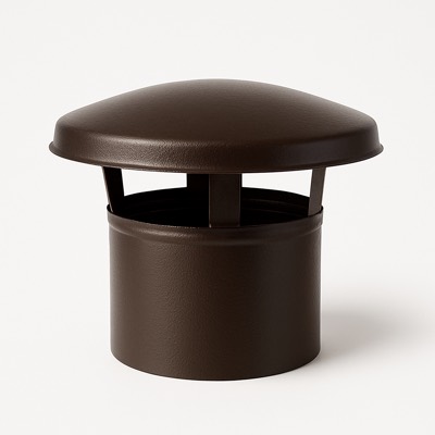Vent Cap 6" Brown