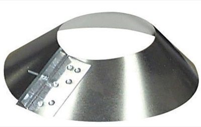 Galvanized Storm Collar, 8"