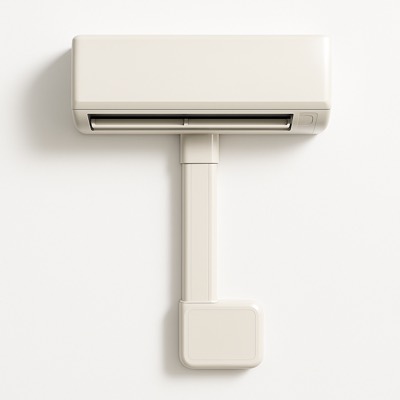 Line-Set Cover Kit With HVAC Wall Penetration