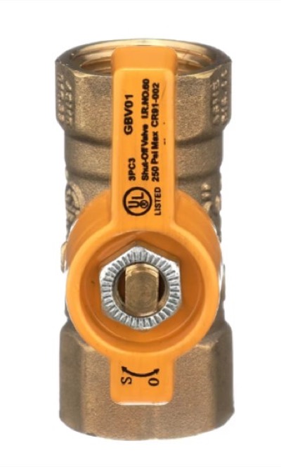 1/2" Gas Shut-Off Valve