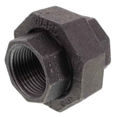 Black Iron 1" Union