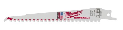 Milwaukee Sawzall Blades 6" 5 TPI Wood