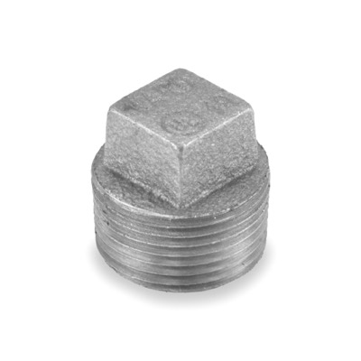 Black Iron 1" Male Plug