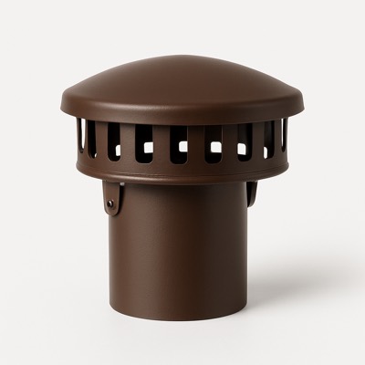Vent Cap 3" Brown