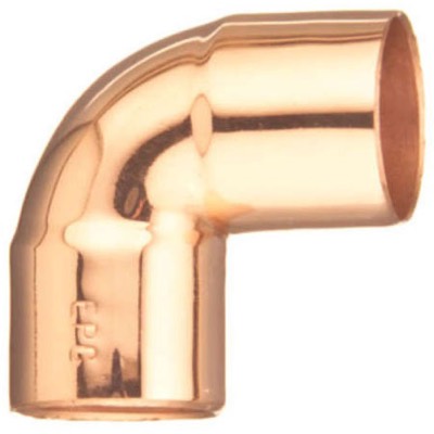 1" Copper 90° Elbow CxC