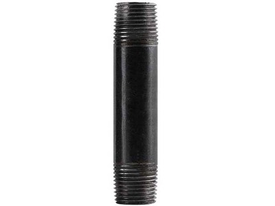 Black Iron Nipple 1" x 5"