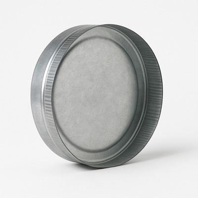12" Double-Wall Paint-Grip End Cap