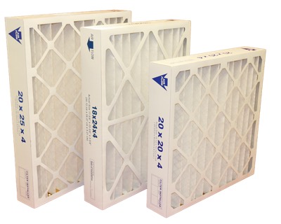 Pleated Air Filter 20x25x4 MERV 13