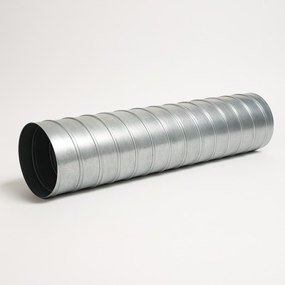 Spiral Pipe 6" x 10' 26 Gauge Corrugated