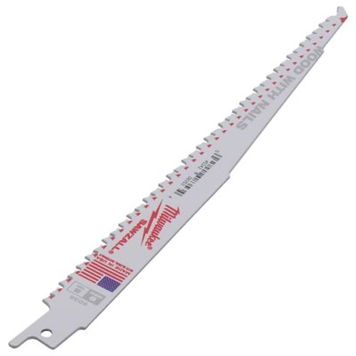 Milwaukee Sawzall Blades 9" 5 TPI Wood