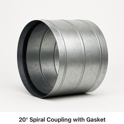 20" Spiral Coupling with Gasket