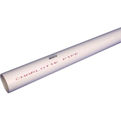 3/4" PVC Condensate Drain Pipe, 10 Ft