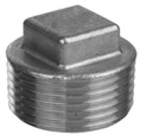 Black Iron 3/4" Male Plug