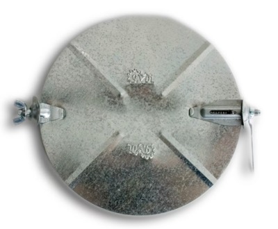 Round Damper, Two-Quad, 10"